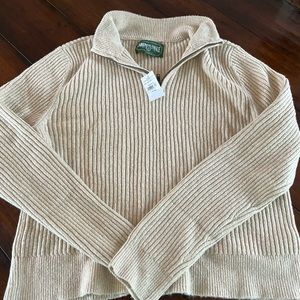 American eagle sweater half zip